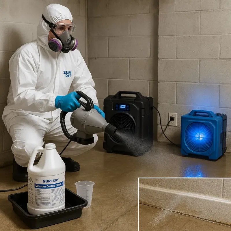 Sanitization and Odor Removal process in Oaklyn, NJ